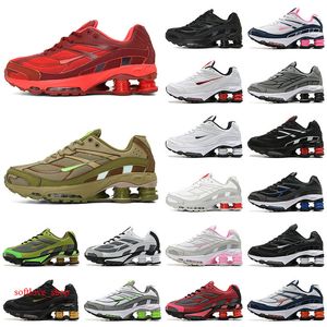 Fashion Ride 2 Running Shoes With Socks Women Men Outdoor Sports Sneakers Speed Red Triple Black White Shoxs tl Medium Olive Navy Gold Runners Trainers 37-45