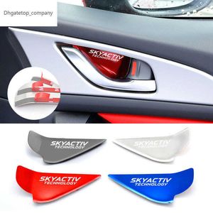 Bilinterie Dörrhandtag skåltrimskydd klistermärken för Mazda 3 6 BL BM GJ CX3 CX-5 CX5 KE KF CX7 CX9 MX5 Axela Atenza Accessories