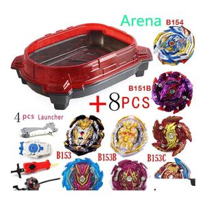 Beyblades 금속 융합 Blayblade 다카라 토미 탑 발사기 Beyblade 버스트 경기장 완구 판매 Bey Blade Achilles Bayblade Bable Fafnir Dhw5N