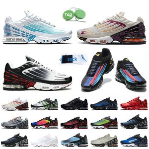 zapatos Nike Air Max tn 3 tn plus 3 tuned zapatos para correr para mujer para hombre láser azul púrpura gris negro rojo blanco zapatillas deportivas