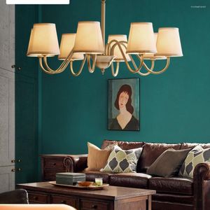 Подвесные лампы Американская минималистская столовая/гостиная спальня изучает северная современная творческая личность светодиодная лампа