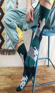 MEN039S -Socken 5 Pairsmen039s M￤nner Baumwolle Dicke japanische Stil Kimono Flip Flop Sandale Split Clogs zwei Zeh Tabi Geta mit Pri1486734