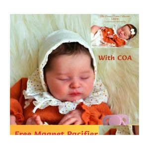 Dockor 20,5 tum oavslutade Reborn Doll Kit Laura Limited Edition med COA Vinyl Blank Baby Kits 220608 Drop Leverans Toys Presents AC Dhzhe