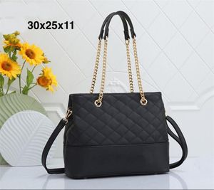 Designerbeutel Totes Handtaschen Frauen PU Diamond Gitter Kaviar Kanalkette Kette Schulter C -Familie