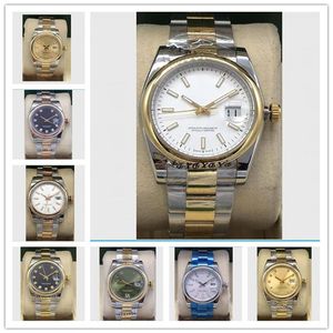 Unisex Wristwatch Mechanical 36mm 116201 116203 178240 126203 18K Gold Stainless Steel Diamond Automatic Fashion Men's Watche208x