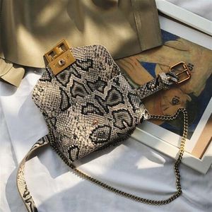 Designer Luxury Waist Bag Women Chain Bags Classic Shoulder Bags Retro Portable Serpentine Crosscody Bags267m