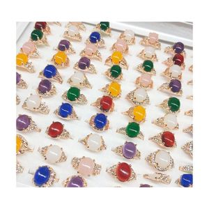 Solitaire ring grossist mix f￤rgstorlek m￤n kvinnor naturliga diamantringar st￥l smycken party charm g￥vor sl￤pp leverans dhuaz