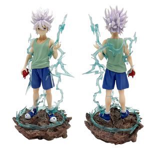 Dekompressionsleksak 22 cm Hunter x Hunter Animefigur Killua Zoldyck Actionfigur Gon Freecss/Kurapika/Chrollo Lucilfer Figur Samlarobjekt Do