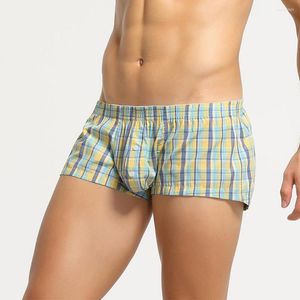 Underbyxor Herrboxare Low Riser Low Rise Briefs Casual Homewear Shorts Underwear Trunks Sleep Bottoms Gay Men Boxershorts Penis Bulge