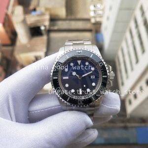 Мужчина размер Watch BP Factory D-Black Blue Dial Nearnably Steel Автоматическое движение сапфировое стекло 44-мм BPF Dive Plaging Menes Swim Watches Подарочная коробка