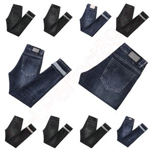 Nya jeans chino byxor byxa mäns byxor sträcker höst vinter nära passande jeans bomullslakor tvättade rak affärssammantrika xw2039