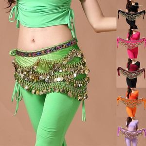 Scene Wear Belly Dancing Belt Costumes Women Performance Competition Sexig Sequins Team Dance Clothing India Lady Rhinestone