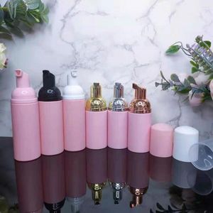 Bottiglie di stoccaggio 10 Pz/lotto 30ml Dispenser Rosa Plastica Sapone Mousse Schiuma Cosmetica Schiuma Liquida Adatto Per I Viaggi Portatile