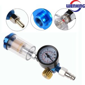 Spray Gun Air Regulator Gauge In-line Water Trap Filter JP/EU/US Adapter Pneumatic Tools Accessories For Airbrush