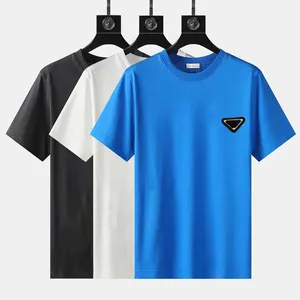 En tasarımcılar yaz erkek T Gömlek lüks Rahat erkek ceket kaliteli Bahar Ekip boyun harfli baskı Kısa Kollu Tişörtler polo kazak erkekler tişört eşofman