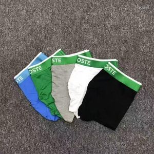 Underpants 5 Color Men's Panties Sexy Shorts Cotton Underwear Male Breathable Boxers Solid Boxershorts Crocodile