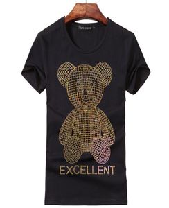 Men039s T -Shirts Diamond Men T -Shirt Kawaii Kleidung Teddybären Herren T -Shirts Kurzschlärm lässige Baumwoll -Reise Tops plus 5xL6456474