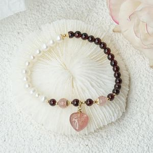 Bangle Retro Simple Garnet Fashion Fashion Fashion Natural Stone Bracelet Girl Jewelry Jewelry