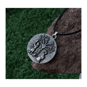 Colares pendentes TreeOflife Wiccan Colares Jewelry Myth Drop Delivery Pingents Dhvon