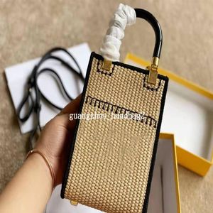 Sunshine Mini Totes Leather Itália Moda Bolsa de ombro Designer Squilheira Bolsa Mulher Bolsa Bolsa Marrom Calfskin Bags218o