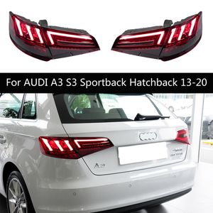 For AUDI A3 S3 LED Car Tail Lights Assembly Sportback Hatchback LED Rear Lamp Brake Reverse Parking Running Light