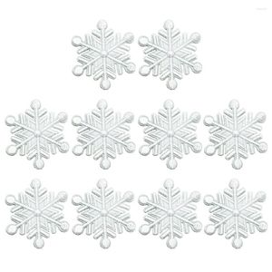 Confezione regalo Patchesfiocco di neve Natale Cucire Ferro Ricamato Appliques Patch Costume Abbigliamento Abbigliamento Giacche Ricamo decorativo Applique