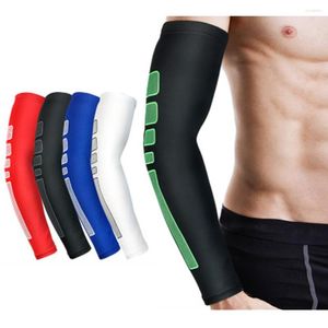 Fingerless Handskar 1 PC Elastic Arm Sleeve Basketball Sports Breattable Protective Gear SPSLF0010