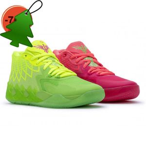 Basketball Shoes Rick And Morty Kids Galaxy Buzz City Black Blast Queen Citys Rock Ridge Red Not From Here Top Quality MB.01