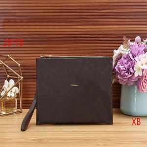 Top Quality Totes Hand bags Travel Toiletry Pouch 29cm Protection Makeup Clutch Women Leather Waterproof Cosmetic Bagsa For Womens215g