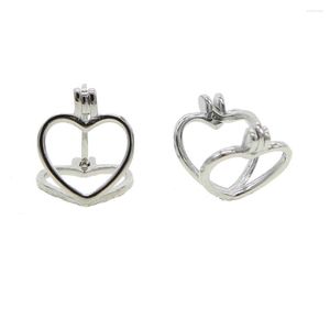 Kolczyki do stadniny Sprzedaj 925 Sterling Srebrny Crystal CZ CZ Double Heart Contracted Ear Kurtka Kobiet Biżuteria