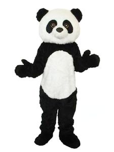 2022 nuovi costumi della mascotte Panda mascotte costume di pelliccia medio lungo che cammina vestito di Halloween gioco di ruolo nel partito