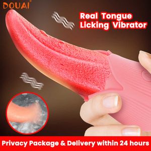 Skönhetsartiklar Verklig tungslickande vibrator för kvinnor G Spot Clitoral Stimulator Mini CLIT Sexiga leksaker för Rose Female Masturbator