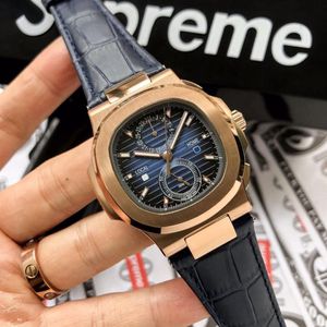 الرجال يشاهدون حركة جلدية تلقائية 316L Watchcase 40mm مقاومة للماء ساعة ميكانيكية ل Men262W