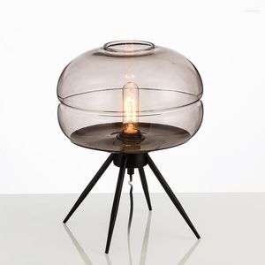 Bordslampor nordiska ljus lyx el bar kreativ belysning modern minimalistisk modell rum glas sovrum dekorativ