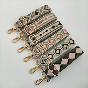 Accessori per parti di borse Cinturino Borsa di design di lusso Cintura larga colorata Cintura di ricambio per tracolla in cotone regolabile204A