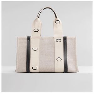 2022 luxury designer Large Bags 5A Woody Womens Shopper Fashion Totes Shoulder Canvas shopping high NYLON hobo linen Beach travel 269Y