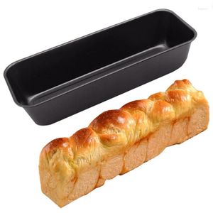 Moldes de cozimento resistente ao calor pan pan de aço carbono profissional retangular antiaderente pão DIY Ferramentas Acessórios