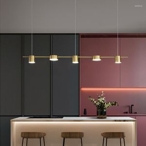 Kronleuchter Minimalistischer moderner Glanz Schwarzgold Lange LED-Kronleuchter für Schlafzimmer Wohnzimmer Esszimmer Restaurant Indoor Nordic Hängeleuchte