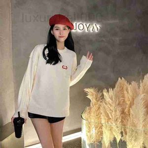 Women's Sweaters designer Autumn and winter 2022 new GU chest small letter embroidery men's women's loose knitting pullover sweater RK1O