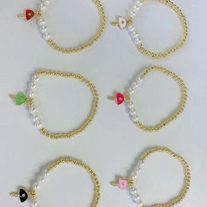 ストランド5pcs女性用のトレンディマッシュルームチャームブレスレットガールパルスラスムジェールbijoux femmeジュエリーパーティーギフト