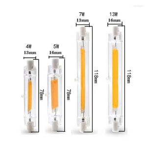 Glasbirne 78MM 4/5W 118MM 7/13W AC220V/110V Lampadas Diode Spot Licht Mais Keramik Lampe ersetzen Halogen