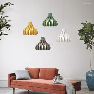 Pendant Lamps Nordic Design LED Lights Creative Resin Suspension Luminaire Personality Bar Hanging Lamp Kitchen Accessories