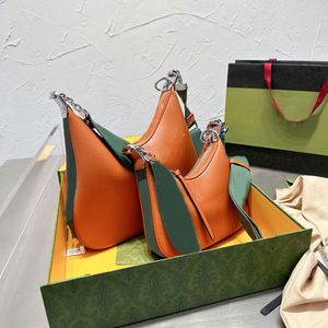 Umhängetasche, Halbmond-Tasche, modische Halbmond-Taschen, Damen-Handtaschen, Schulter-Abendessen-Taschen, Clutch-Geldbörse, alte Blumen-Leinwand, echtes Leder, verstellbare Streifen-Riementasche