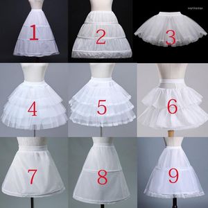 Etekler çiçek kızlar petticoat fanavimlik cosplay parti kısa elbise jupon enfant fille lolita bale tutu etek enguaas sottogonna mini