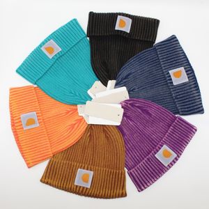 Men Designer Beanie Hats Autumn Winter Cotton Beanies Hats Women Fashion مخططة في الهواء الطلق قبعات الهيب هوب