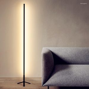 Floor Lamps American Style Industrial LED Lamp Dimmable Colorful RGB Remote Control Light Living Room Bedroom Beside Foyer Study
