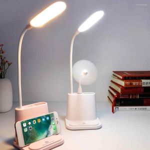 Tischlampen Touch-Switching-LED-Lampe USB wiederaufladbar Ly Schreibtisch für Zuhause Wohnzimmer Nachttisch Schlafzimmer Studie Kinder Lesen