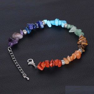 Minded 7 Chakra Reiki Mulheres Bracelets Cadeia Link Frase da lagosta Cura da NCE NCI