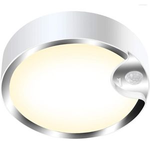 Lampki sufitowe 80 -LED SUPER BRICE pod Motion Czujnik Lekka Bateria Obsługiwana lampa wewnętrzna do domowej sypialni Closet Kitchen Dzień 300LM