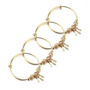 Bangle Free Size 4sts Dubai Gold Silver Color Dream Catcher Bangles Etiopian For Women Men Girl Unisex Female Jewelry